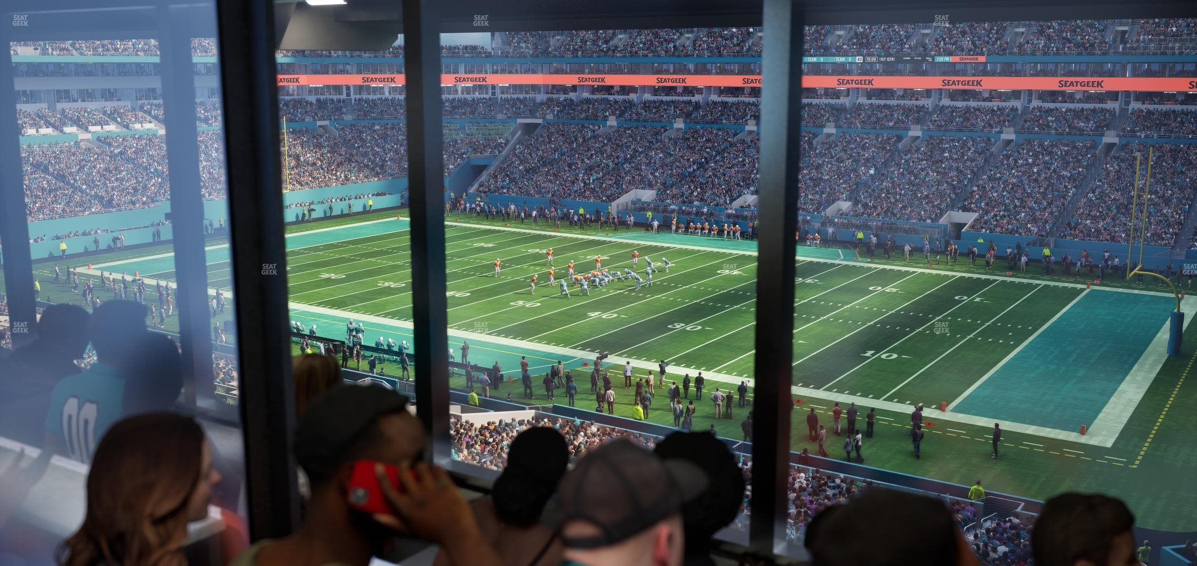 Hard Rock Stadium - Section Mezzanine Suite 42 A Seat View