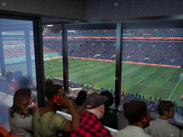 Hard Rock Stadium - Section Mezzanine Suite 42 A Seat View Hard Rock Stadium - Section Mezzanine Suite 42 A Seat View