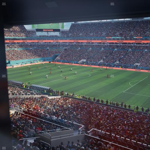 Hard Rock Stadium - Section Mezzanine Suite 42 A Seat View