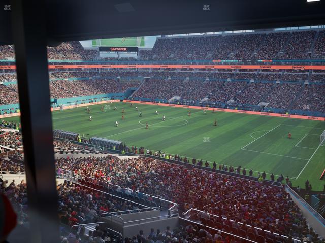 Hard Rock Stadium - Section Mezzanine Suite 42 A Seat View