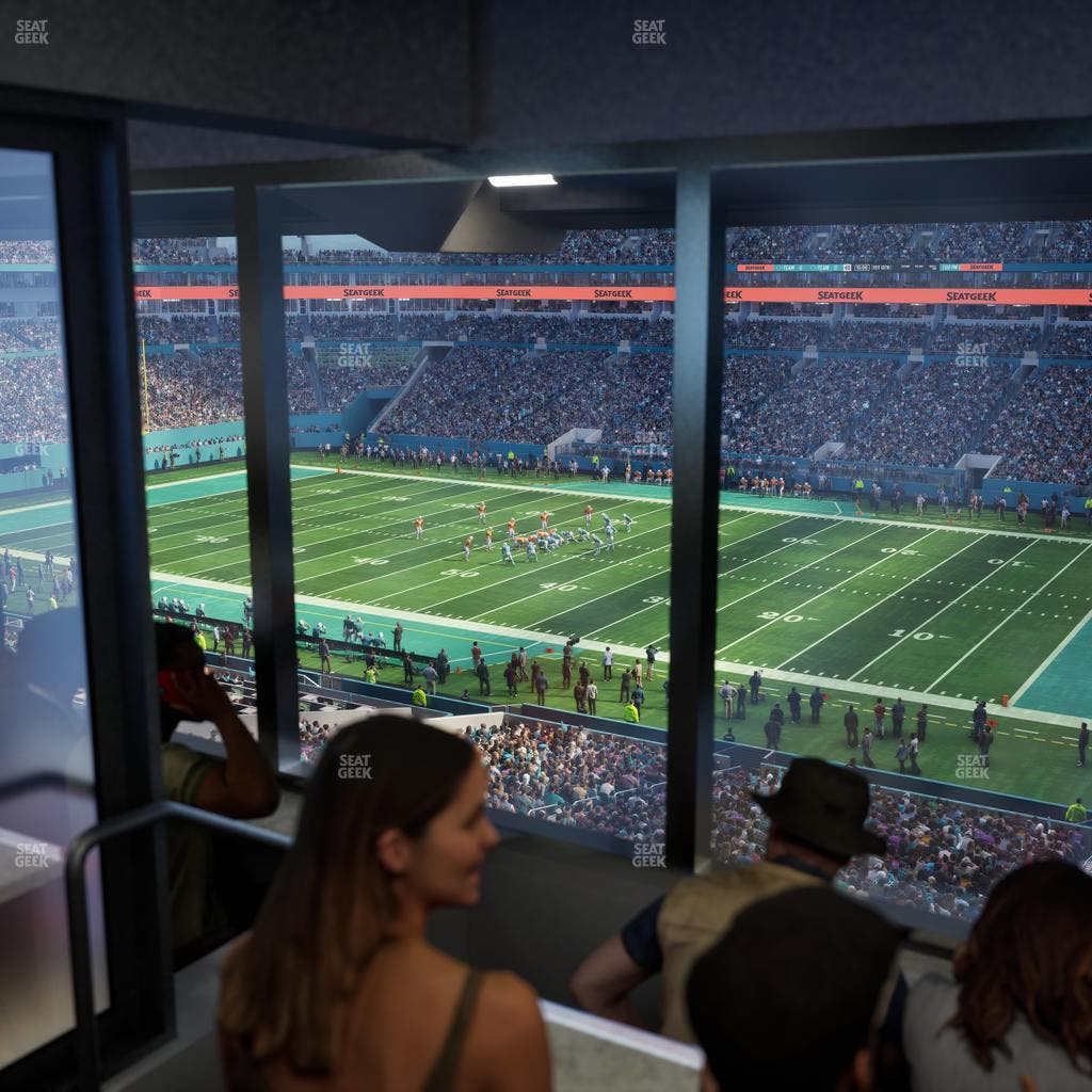 Hard Rock Stadium - Section Mezzanine Suite 42 B Seat View