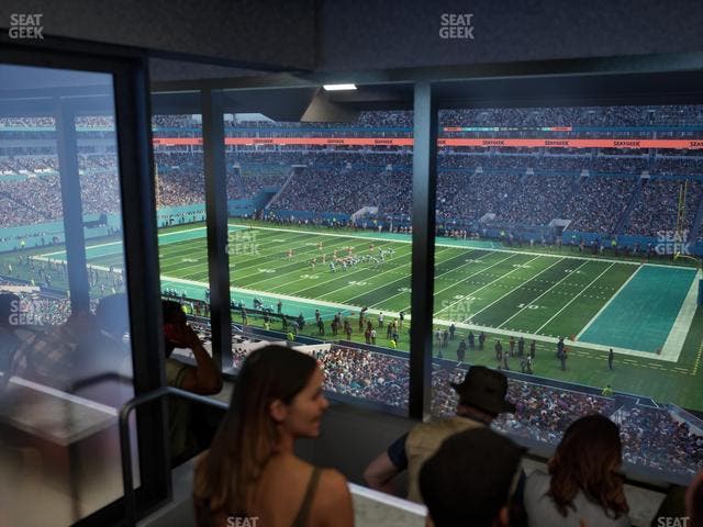 Hard Rock Stadium - Section Mezzanine Suite 42 B Seat View