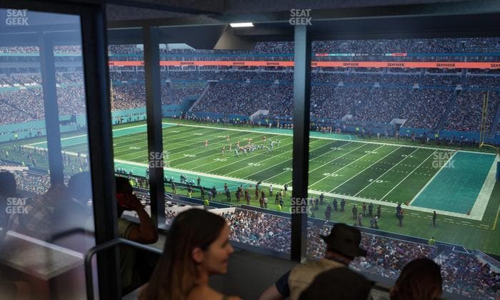 Hard Rock Stadium - Section Mezzanine Suite 42 B Seat View