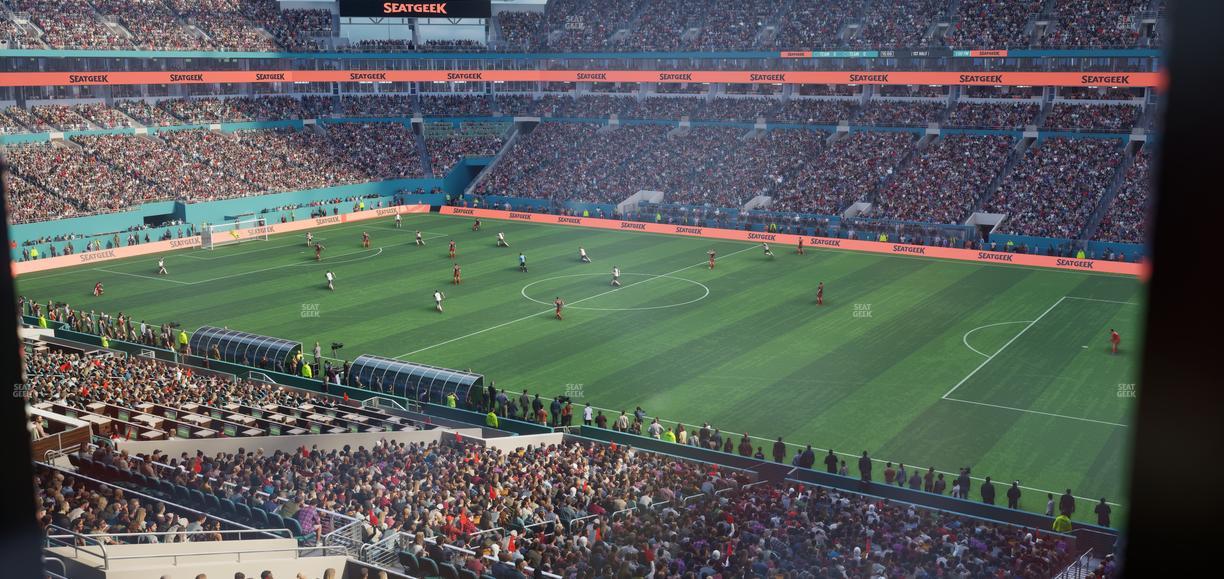 Hard Rock Stadium - Section Mezzanine Suite 42 B Seat View