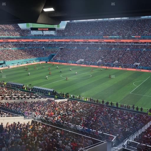 Hard Rock Stadium - Section Mezzanine Suite 42 B Seat View