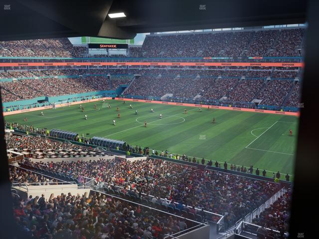 Hard Rock Stadium - Section Mezzanine Suite 42 B Seat View