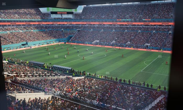 Hard Rock Stadium - Section Mezzanine Suite 42 B Seat View
