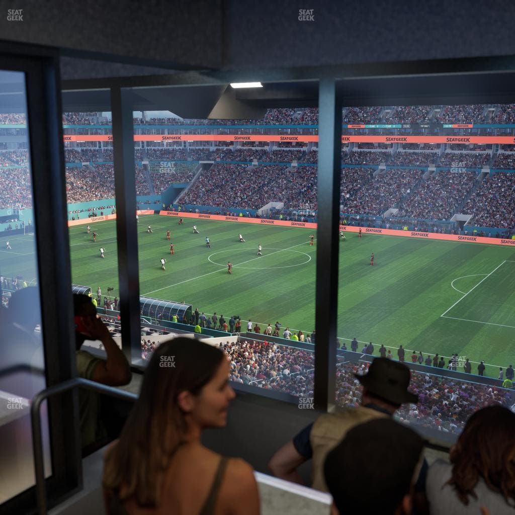 Hard Rock Stadium - Section Mezzanine Suite 42 B Seat View