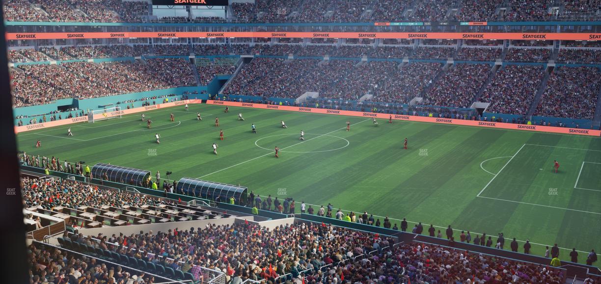 Hard Rock Stadium - Section Mezzanine Suite 42 C Seat View