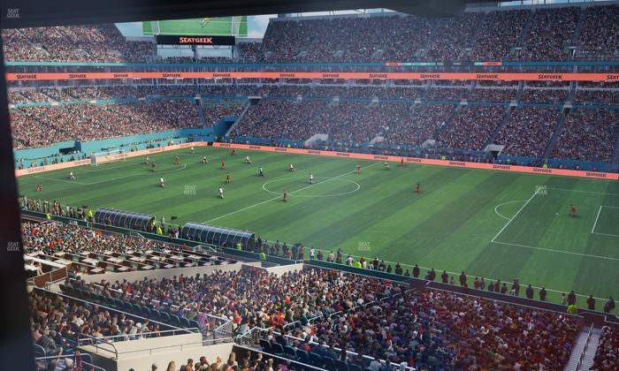 Hard Rock Stadium - Section Mezzanine Suite 42 C Seat View