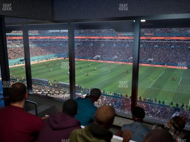 Hard Rock Stadium - Section Mezzanine Suite 42 C Seat View
