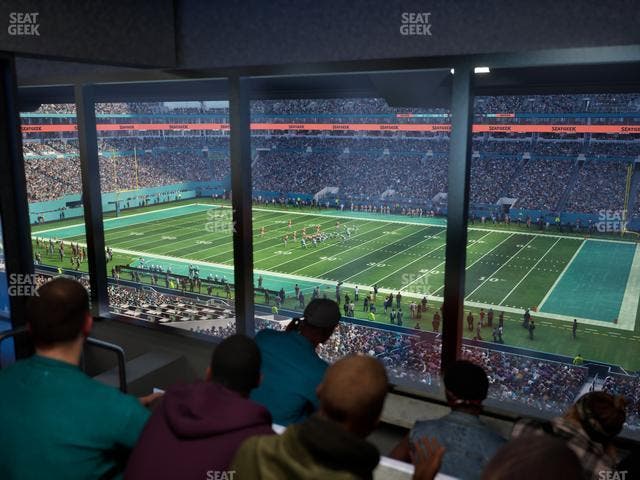 Hard Rock Stadium - Section Mezzanine Suite 42 C Seat View