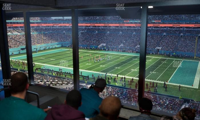 Hard Rock Stadium - Section Mezzanine Suite 42 C Seat View