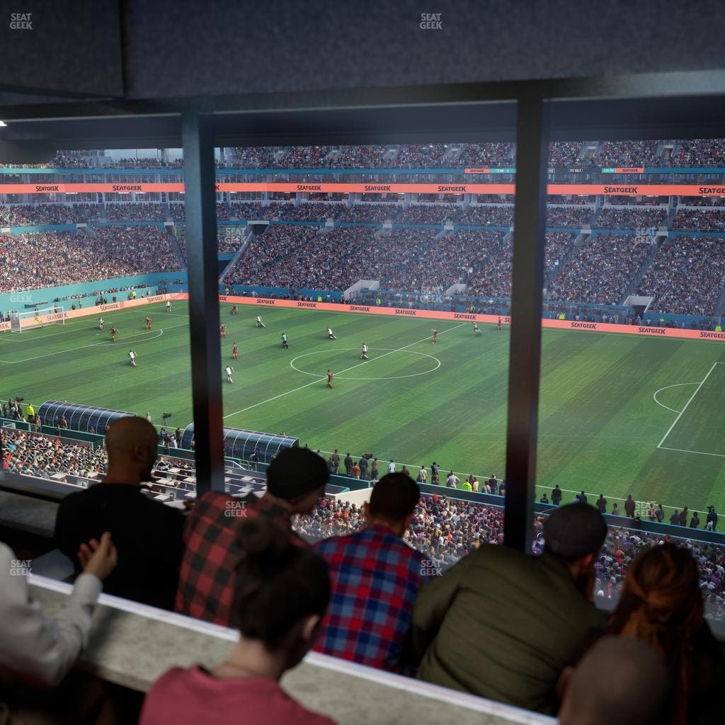 Hard Rock Stadium - Section Mezzanine Suite 43 A Seat View