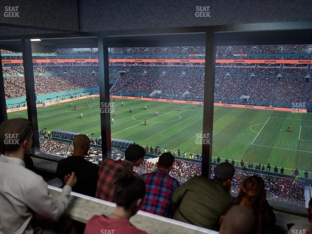Hard Rock Stadium - Section Mezzanine Suite 43 A Seat View