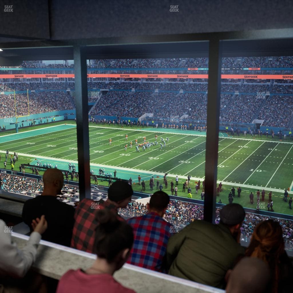 Hard Rock Stadium - Section Mezzanine Suite 43 A Seat View