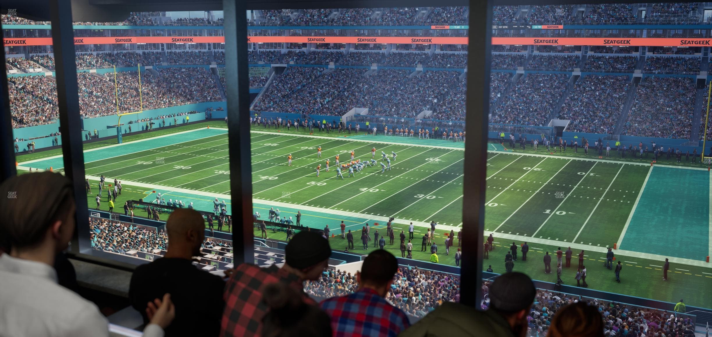 Hard Rock Stadium - Section Mezzanine Suite 43 A Seat View