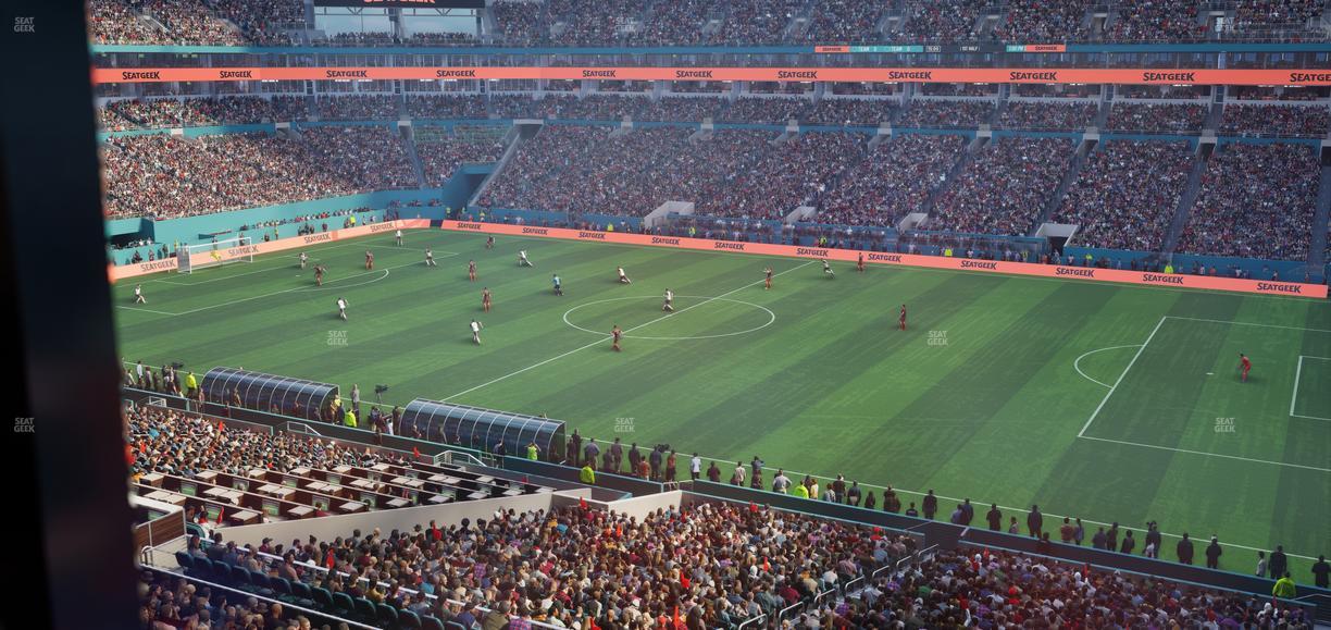 Hard Rock Stadium - Section Mezzanine Suite 43 A Seat View