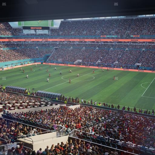 Hard Rock Stadium - Section Mezzanine Suite 43 A Seat View