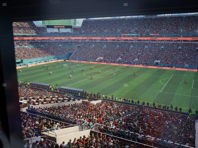 Hard Rock Stadium - Section Mezzanine Suite 43 A Seat View