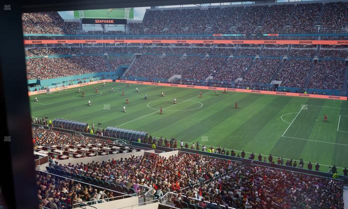 Hard Rock Stadium - Section Mezzanine Suite 43 A Seat View