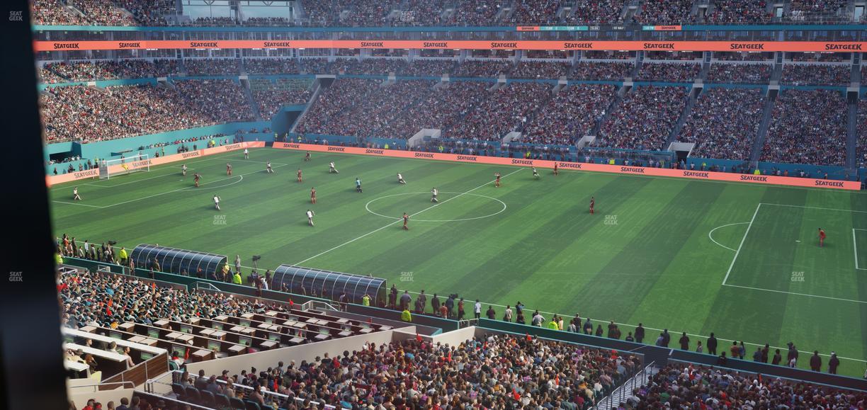 Hard Rock Stadium - Section Mezzanine Suite 43 B Seat View