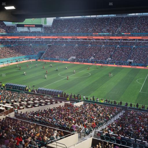 Hard Rock Stadium - Section Mezzanine Suite 43 B Seat View