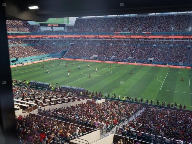 Hard Rock Stadium - Section Mezzanine Suite 43 B Seat View