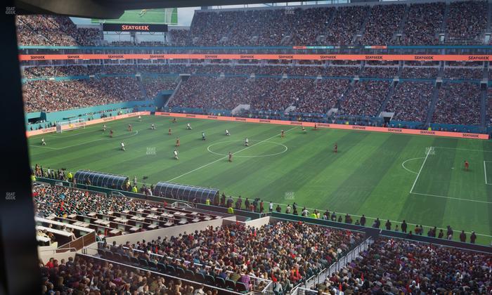 Hard Rock Stadium - Section Mezzanine Suite 43 B Seat View
