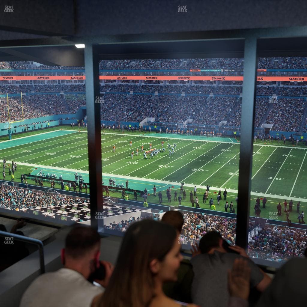 Hard Rock Stadium - Section Mezzanine Suite 43 B Seat View