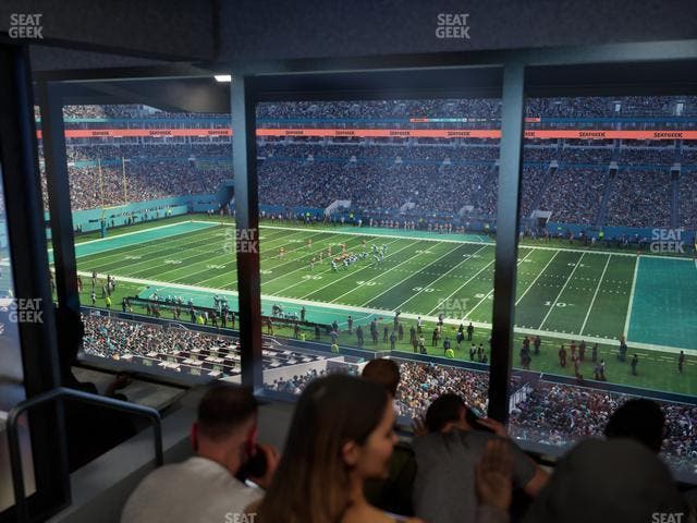 Hard Rock Stadium - Section Mezzanine Suite 43 B Seat View