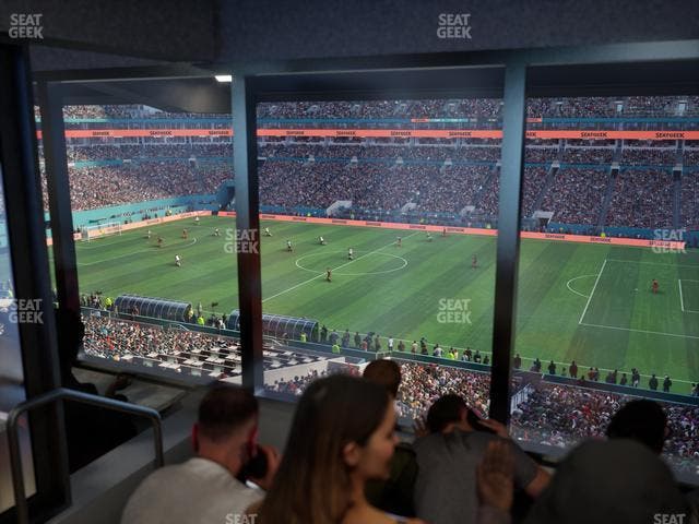 Hard Rock Stadium - Section Mezzanine Suite 43 B Seat View