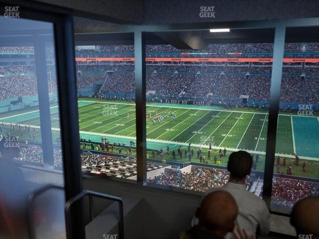 Hard Rock Stadium - Section Mezzanine Suite 43 C Seat View