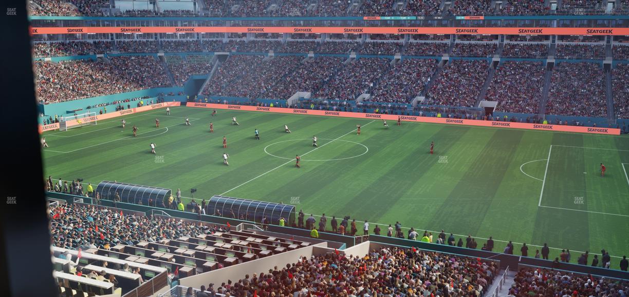 Hard Rock Stadium - Section Mezzanine Suite 43 C Seat View