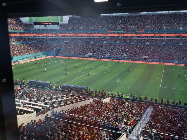 Hard Rock Stadium - Section Mezzanine Suite 43 C Seat View