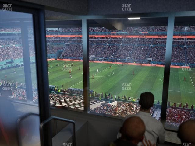 Hard Rock Stadium - Section Mezzanine Suite 43 C Seat View