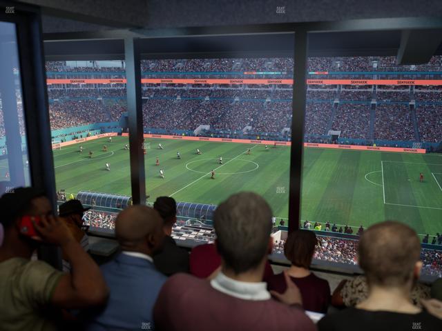 Hard Rock Stadium - Section Mezzanine Suite 44 A Seat View Hard Rock Stadium - Section Mezzanine Suite 44 A Seat View