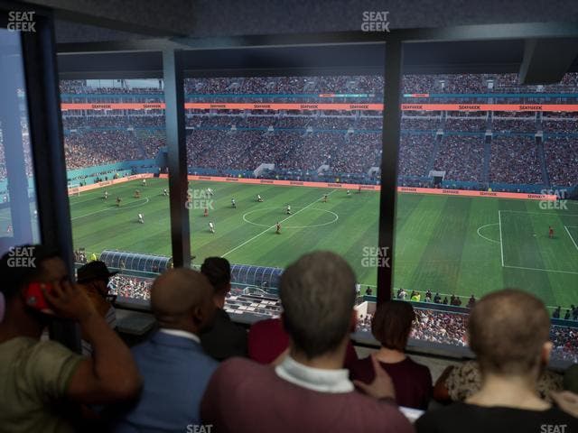 Hard Rock Stadium - Section Mezzanine Suite 44 A Seat View