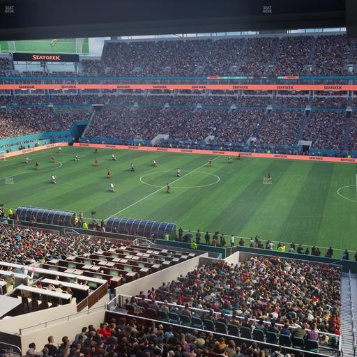 Hard Rock Stadium - Section Mezzanine Suite 44 A Seat View