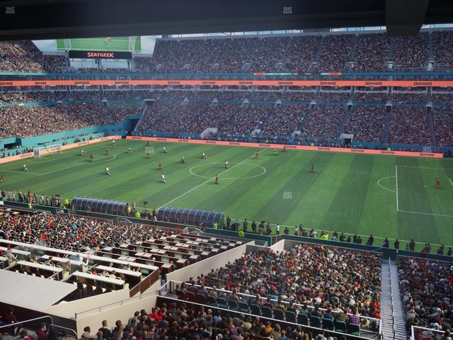 Hard Rock Stadium - Section Mezzanine Suite 44 A Seat View
