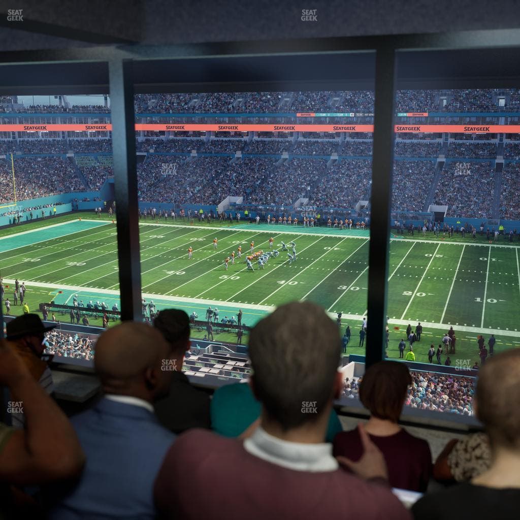 Hard Rock Stadium - Section Mezzanine Suite 44 A Seat View