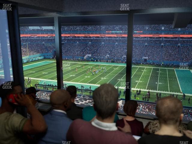Hard Rock Stadium - Section Mezzanine Suite 44 A Seat View