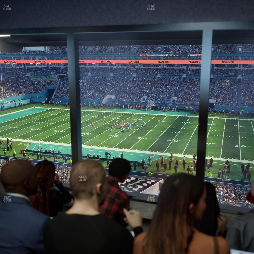 Hard Rock Stadium - Section Mezzanine Suite 44 B Seat View