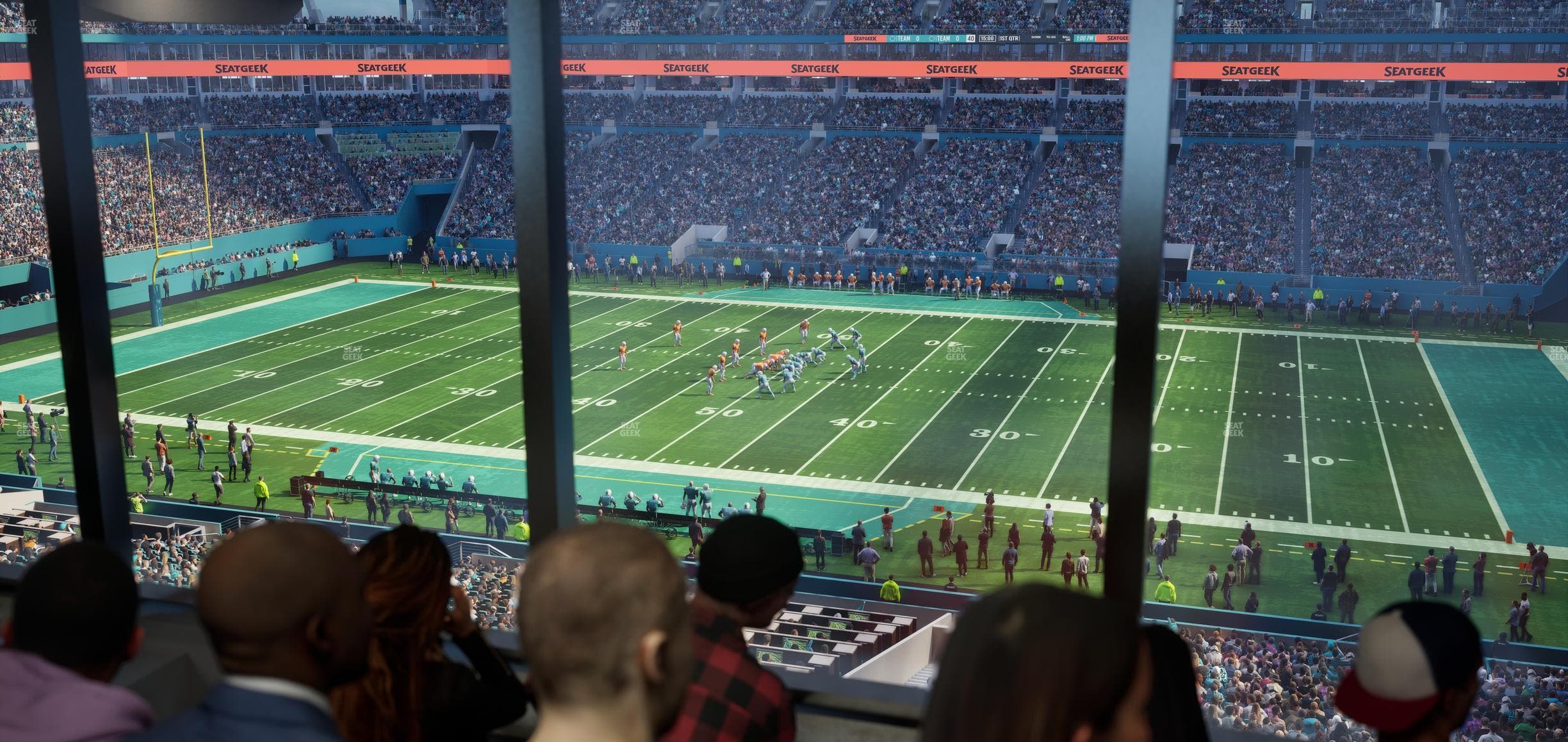 Hard Rock Stadium - Section Mezzanine Suite 44 B Seat View