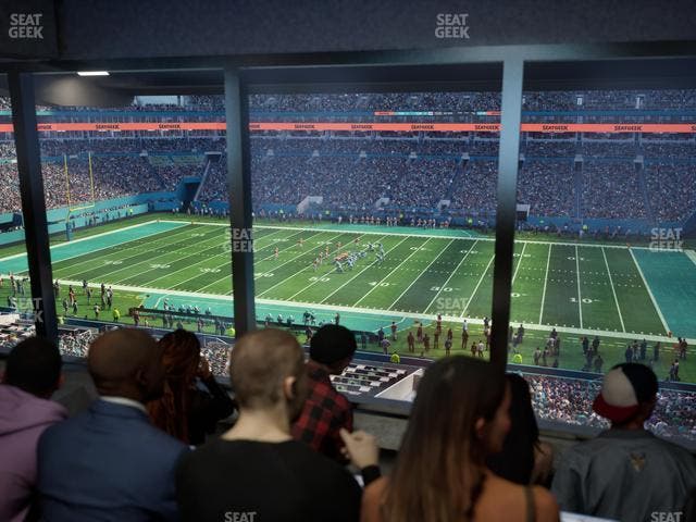 Hard Rock Stadium - Section Mezzanine Suite 44 B Seat View