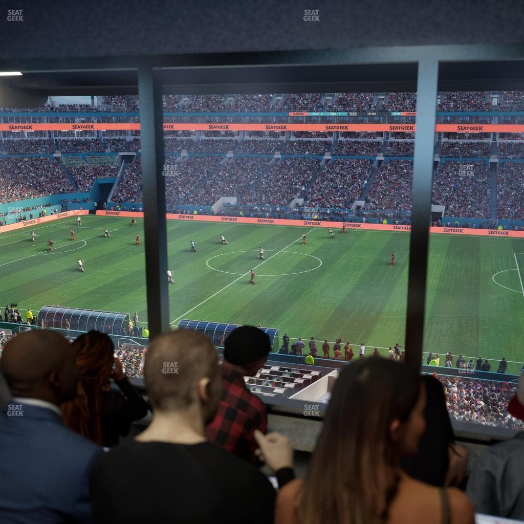 Hard Rock Stadium - Section Mezzanine Suite 44 B Seat View