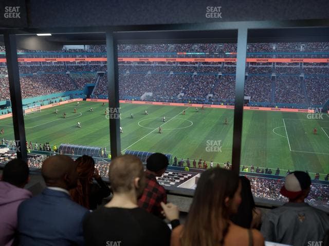 Hard Rock Stadium - Section Mezzanine Suite 44 B Seat View