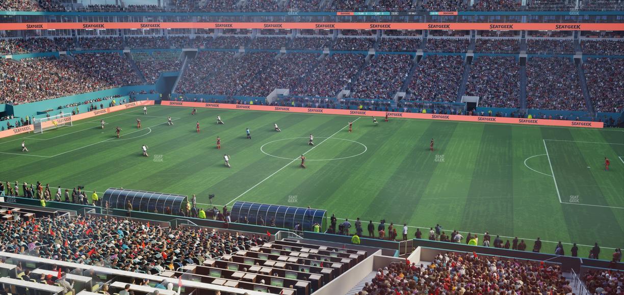 Hard Rock Stadium - Section Mezzanine Suite 44 B Seat View