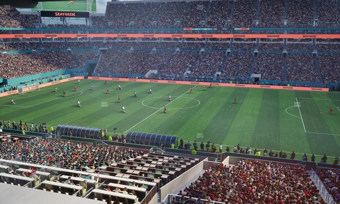 Hard Rock Stadium - Section Mezzanine Suite 44 B Seat View