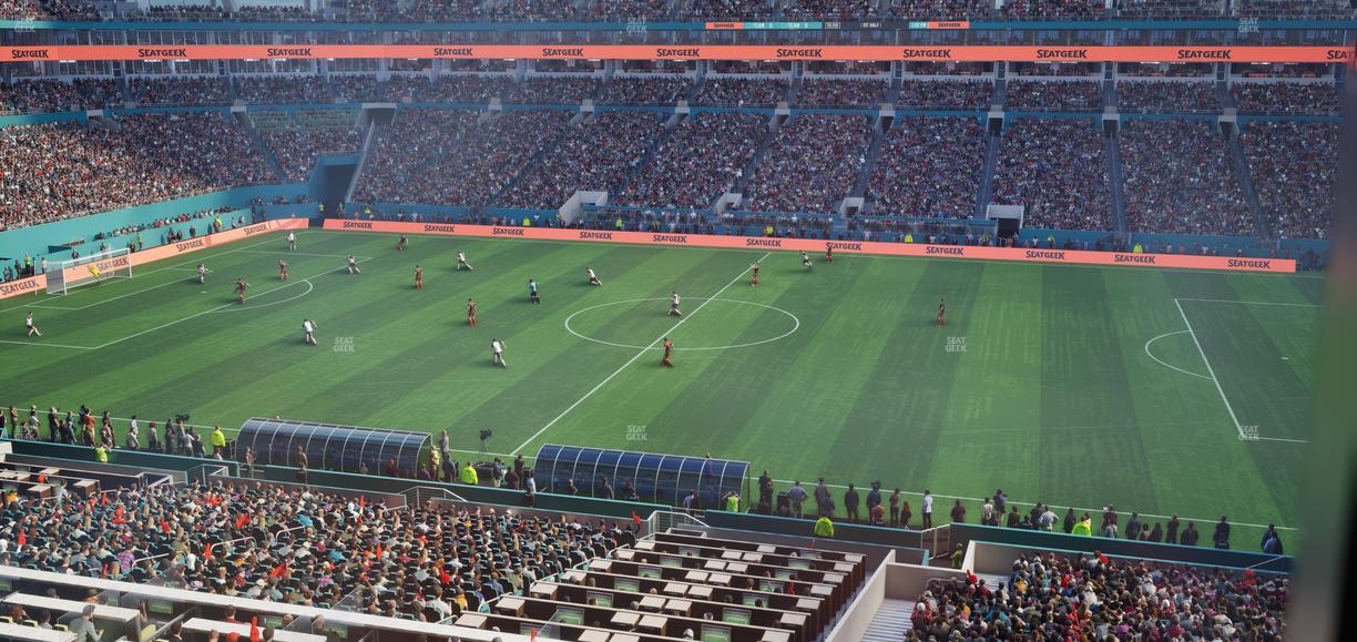 Hard Rock Stadium - Section Mezzanine Suite 44 C Seat View